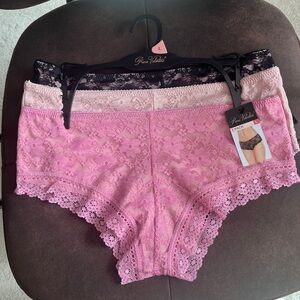L, Prima Valentina, Lace Panties Set